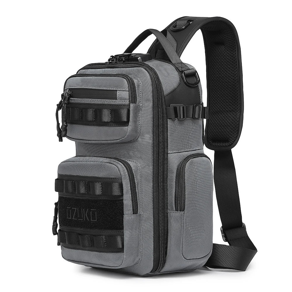OZUKO 9812 New Designer Sling Bag Factory Hot Sale Men's Crossbody Casual Travel Shoulder Shoulder Chest Bag for Men