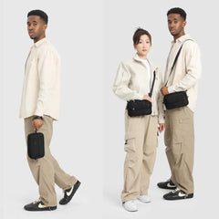 OZUKO 9798 Mens Lightweight Messenger Bag Waterproof Crossbody Bags for Work Men Satchel Business High Quality Zipper Handbag