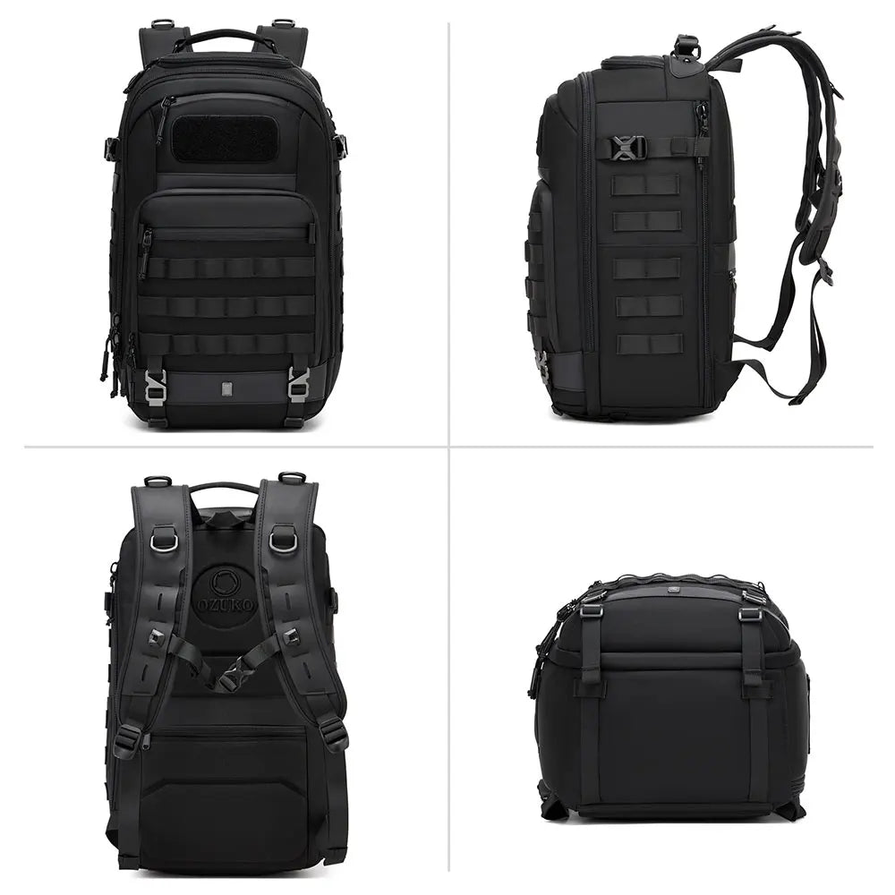 OZUKO 9902 25L Tactical Backpack Waterproof Anti-Theft Lightweight Molle System Outdoor Velcro Patch Durable Zippers Backpack