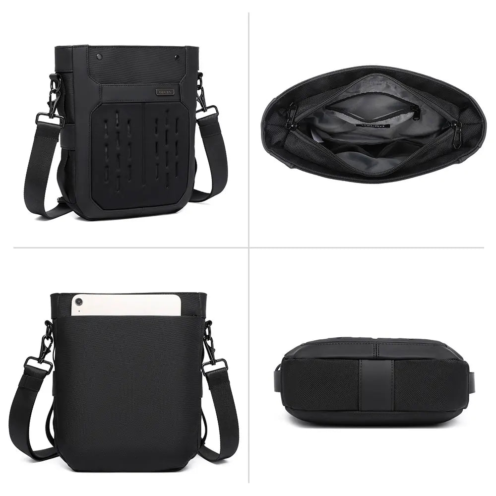 For 9783 Men's Summer Outdoor Large Shoulder Bag Fashionable Waterproof Polyester Crossbody EVA Sling Custom Print