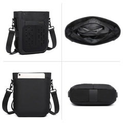 For 9783 Men's Summer Outdoor Large Shoulder Bag Fashionable Waterproof Polyester Crossbody EVA Sling Custom Print