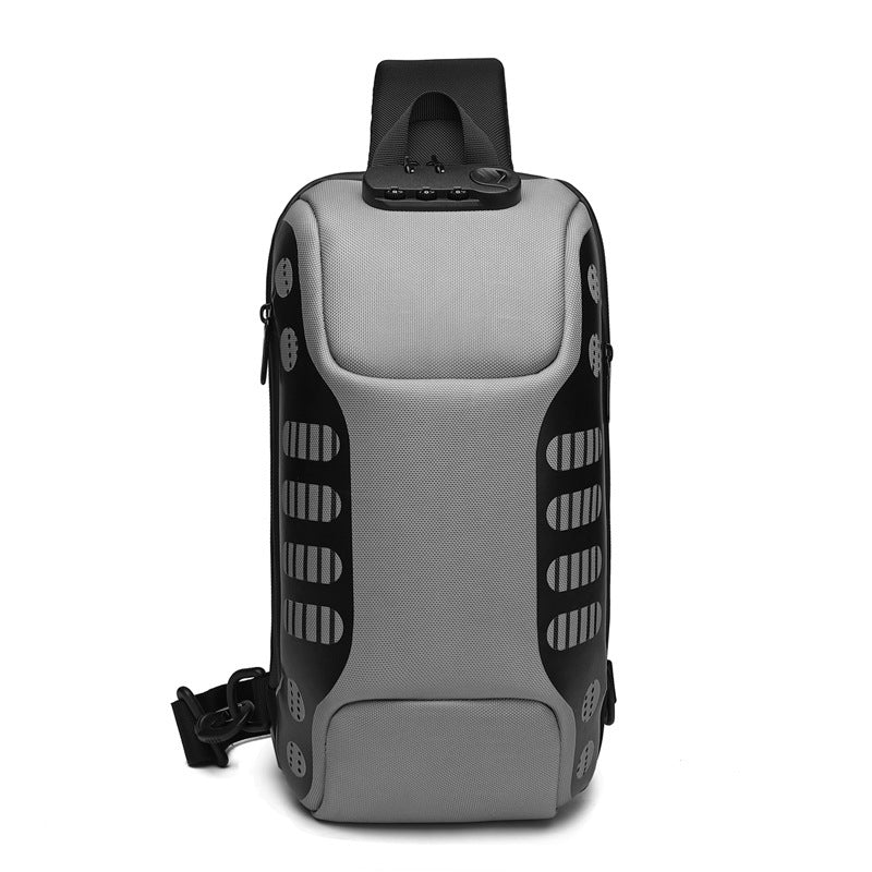Ozuko 9339 Outdoor Sport Borsa A Tracolla Tui Ben Lyftsele Fashion Motorcycle Unique Chest Pack Cross Tas Sling Bag Male - OZUKO.CN