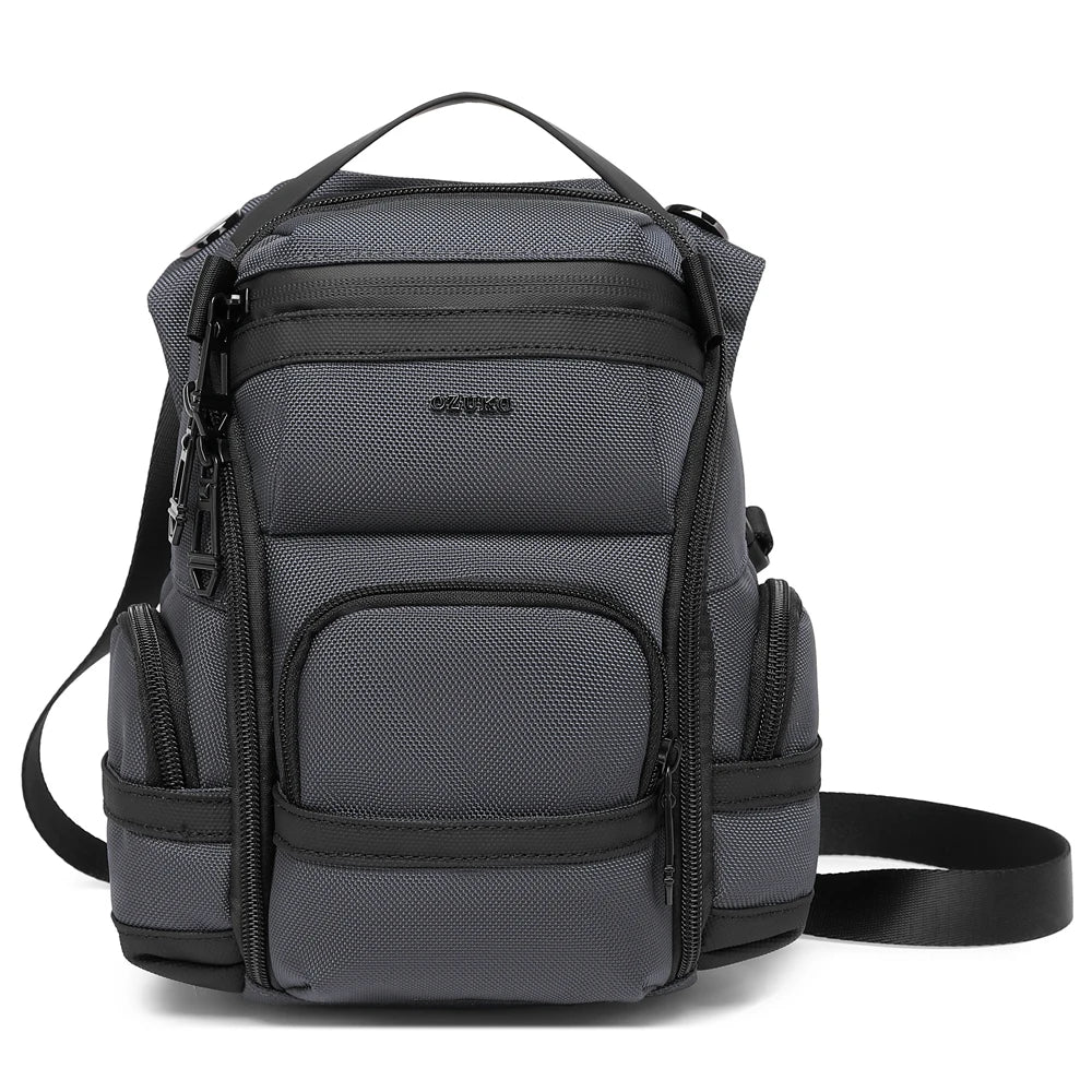 OZUKO 9816 Waist Bag for Men Women Tactical Motorcycle Bike Cycling Multi-Pocket Fanny Pouch Travel Hiking Thigh Bag Leg Bag