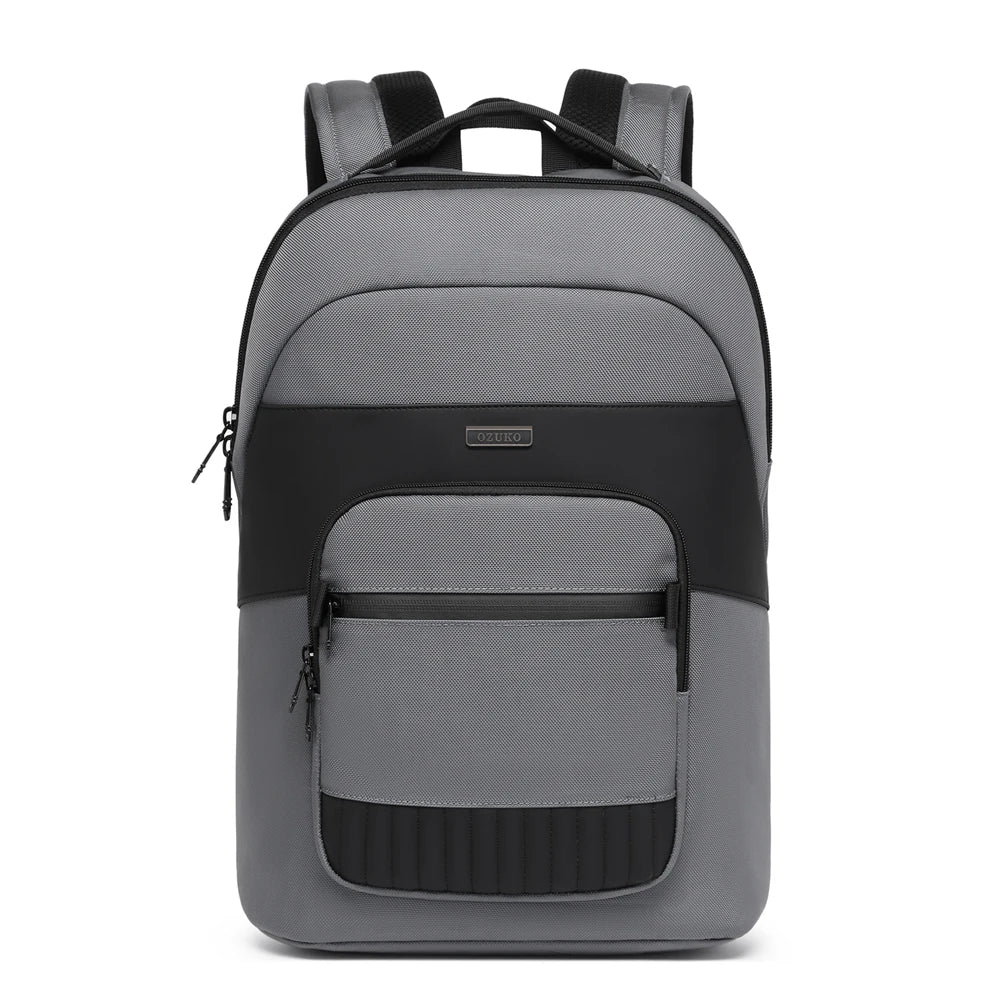 Ozuko 9847 Business Smart 15.6 Inch Laptop Backpack Anti-Theft Multi-Functional Travel Professional Work Office Men Daily