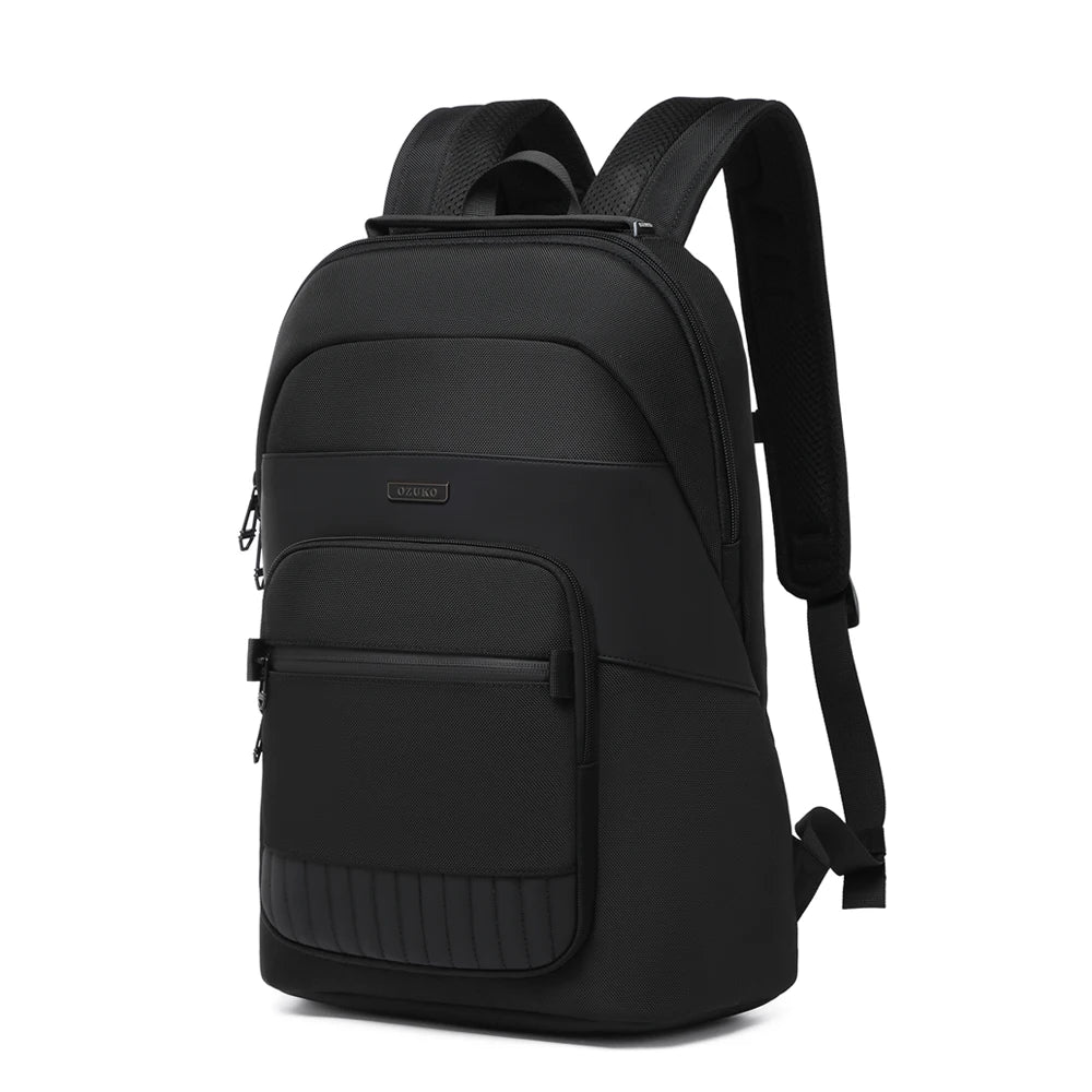 Ozuko 9847 Business Smart 15.6 Inch Laptop Backpack Anti-Theft Multi-Functional Travel Professional Work Office Men Daily