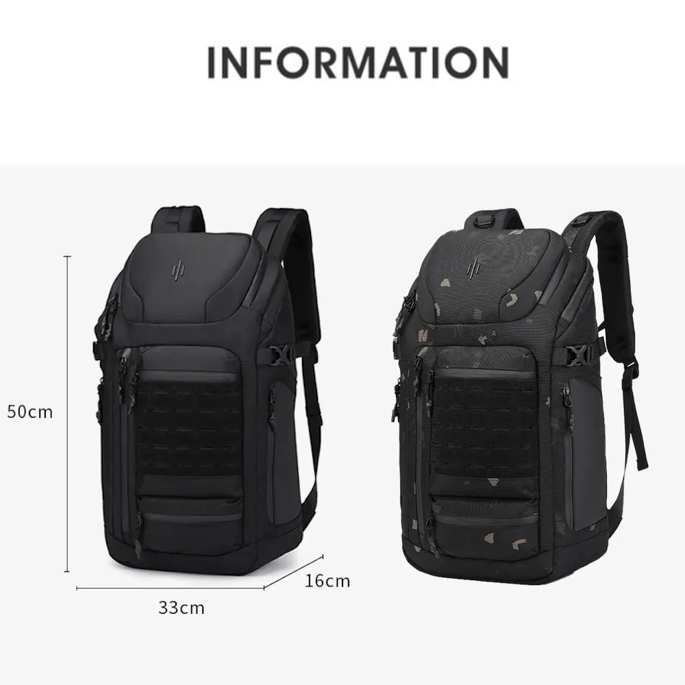 Ozuko 9746 Urban Travel Backpack Custom Waterproof Laptop Business Backpack for Commuting Exploring City Outdoor Adventures