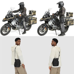 Ozuko 9818 Mens Outdoor Sporting Hiking Waist Hip Pack Messenger Shoulder Drop Leg Thigh Bag Pouches for Men Women