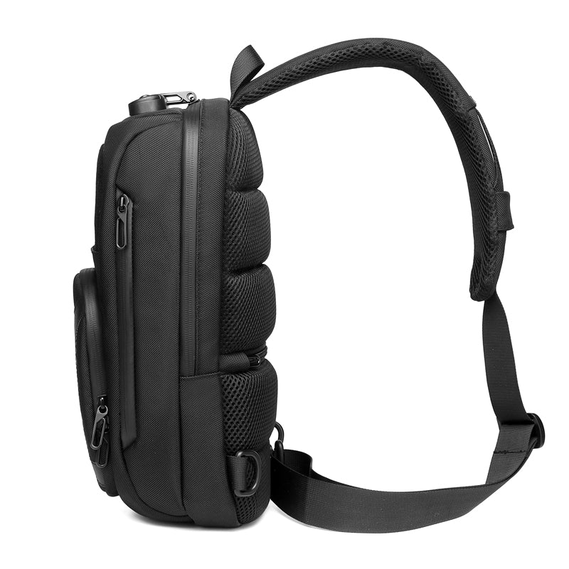 Ozuko 9361 Anti Theft Tactical Sling Bag Crossbody 2023 Custom Crossbody Bag Men Hip Hop Trendy Shoulder Chest Bag - OZUKO.CN