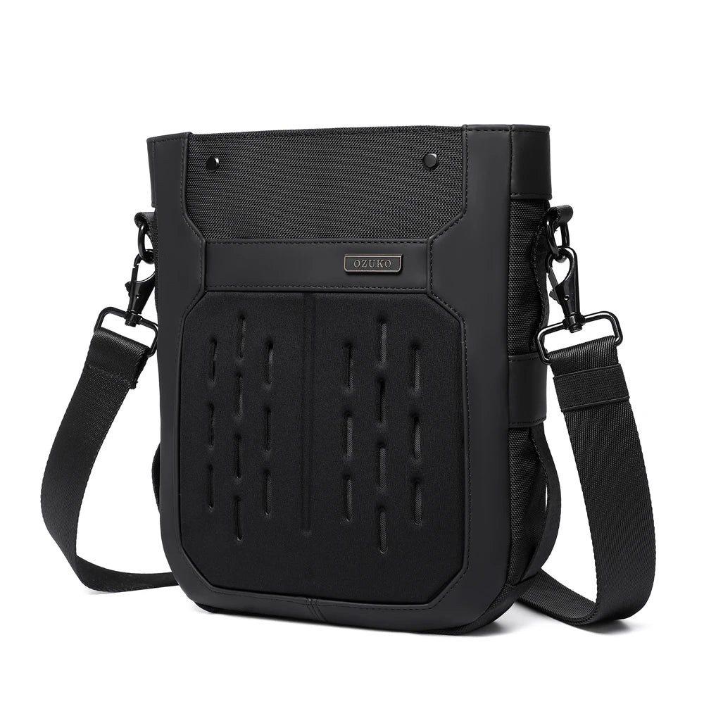 For 9783 Men's Summer Outdoor Large Shoulder Bag Fashionable Waterproof Polyester Crossbody EVA Sling Custom Print