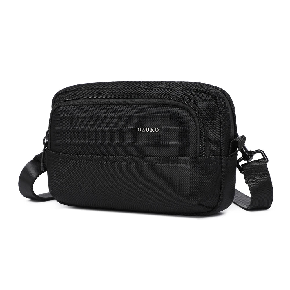 OZUKO 9798 Mens Lightweight Messenger Bag Waterproof Crossbody Bags for Work Men Satchel Business High Quality Zipper Handbag