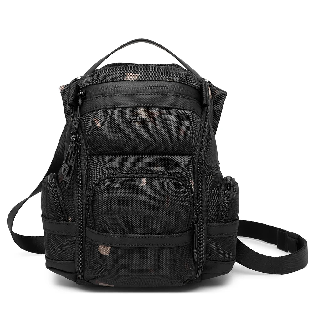 OZUKO 9816 Waist Bag for Men Women Tactical Motorcycle Bike Cycling Multi-Pocket Fanny Pouch Travel Hiking Thigh Bag Leg Bag