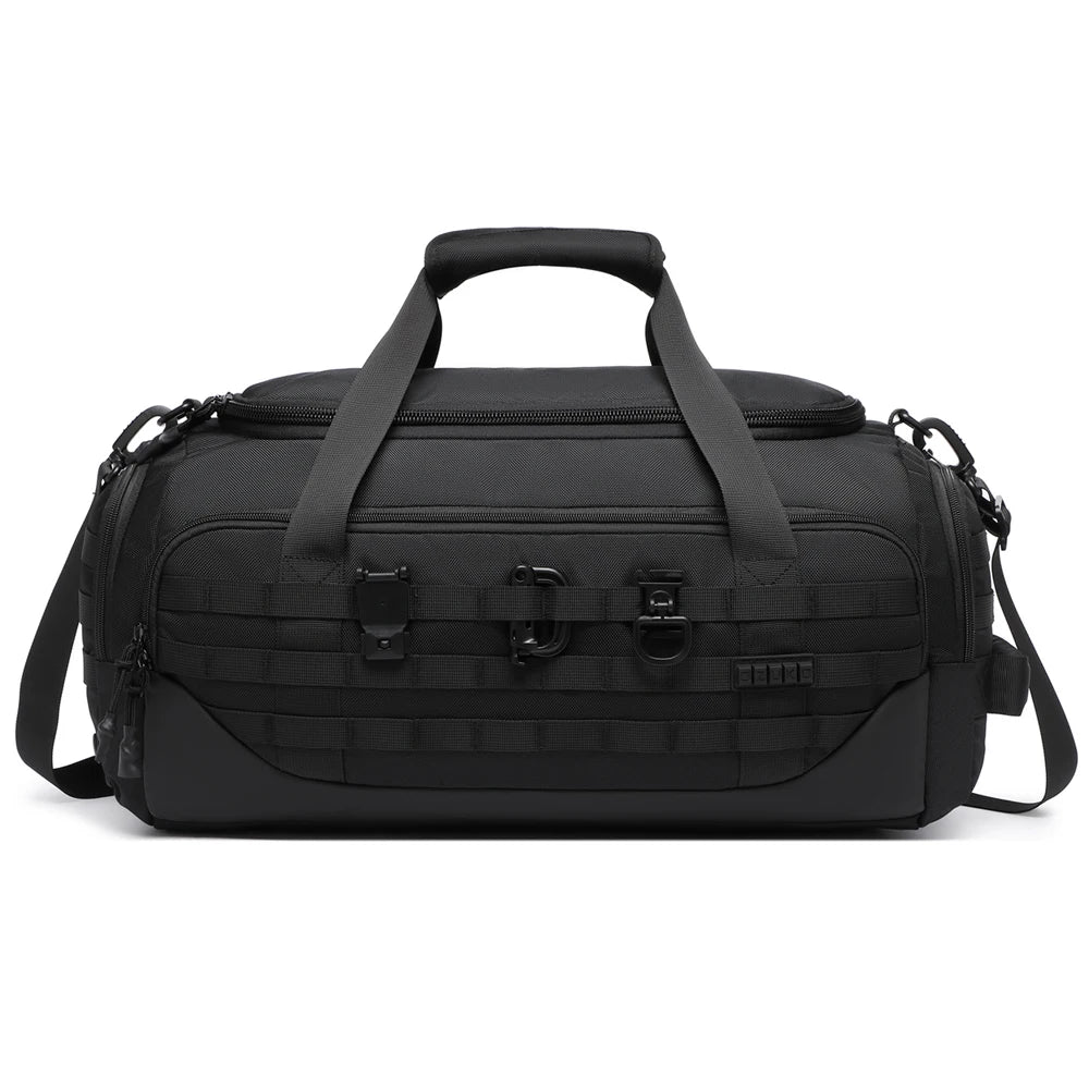 OZUKO 9880 Men's Fashion Sports Shoulder Bag High Quality Travel Bag for Men Weekender Handbag Made of Polyester