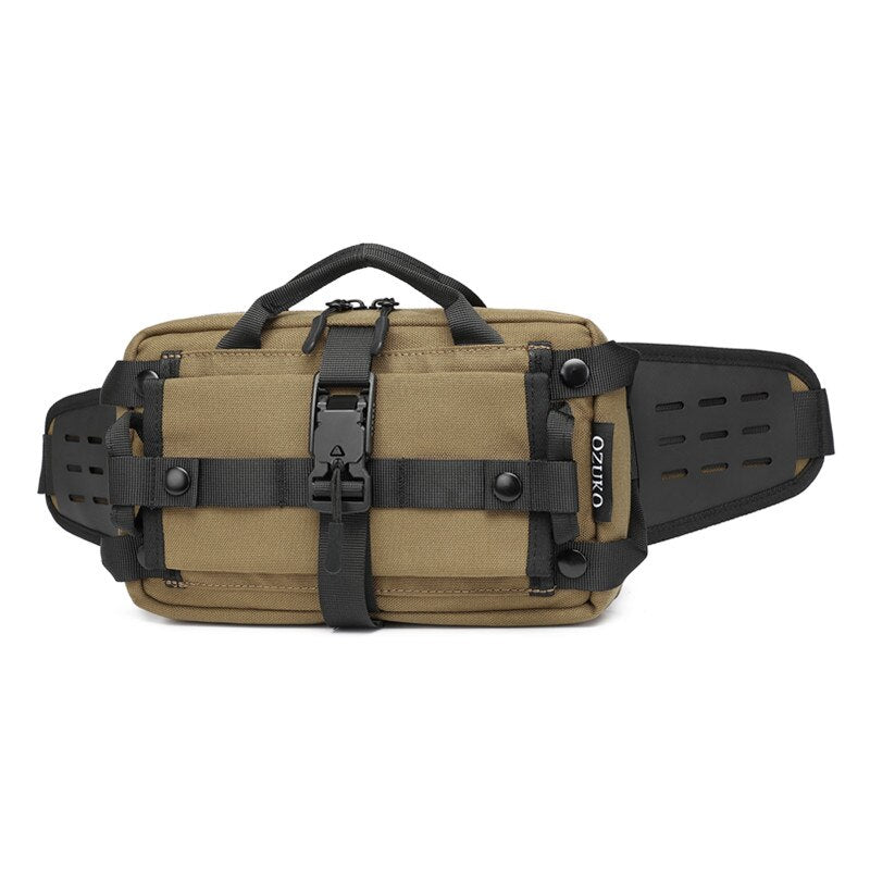 OZUKO Chest Bag Pack Crossbody Bag for Men Multifunction Shoulder Messenger Bags Male Waterproof Short Trip Sling Bag Male - OZUKO.CN