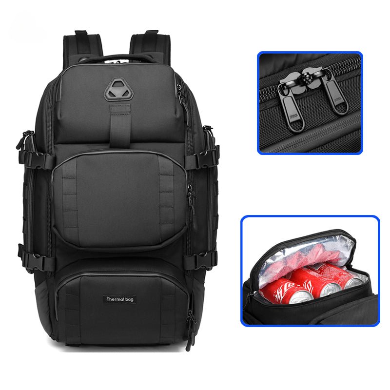 Ozuko 9386 2023 New Customized Waterproof Anti Theft Men Modern Student Backpack Laptop Bag With Usb Charge Port Compartment - OZUKO.CN