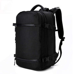 OZUKO New Men Backpack for 15"17" Laptop Backpacks Water Repellent Multifunction Bag USB Charging Travel Backpack Large Mochila - OZUKO.CN