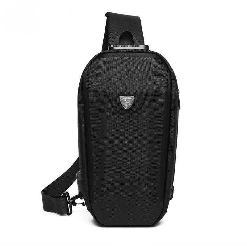 OZUKO Fashion Men Crossbody Bag Multifunction Anti-theft Shoulder Bags Male Waterproof USB Charge Short Trip Messenger Chest Bag - OZUKO.CN