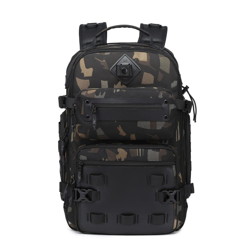 OZUKO 9601 Travel Backpack Men 15.6 Inches Laptop Backpack with USB Charging Port Waterproof Hiking Fitness School Backpack - OZUKO.CN