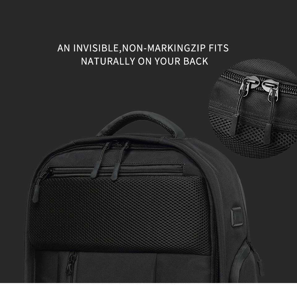 OZUKO Anti Theft Men Backpack School Bag for Teenager Male 15.6 inch Laptop Backpacks with Shoe Bag Waterproof Travel Mochila - OZUKO.CN