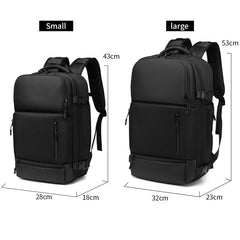 Ozuko 9405 2023 Fashion Custom Logo Men Business Bag for College Commute Lightweight Rucksack Unisex Anti Theft Laptop Backpack - OZUKO.CN