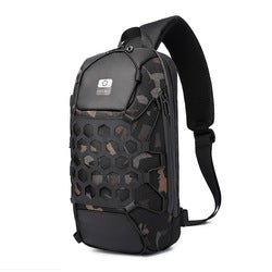 Ozuko 9357 Urban Street Male Business Daily Waterproof Crossbody Shoulder Chest Pack Men Smart Anti Theft Usb Chest Sling Bag - OZUKO.CN