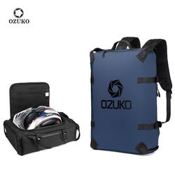 Ozuko 9235 Logo Custom Fashion Backpack 2023 Smart Backpack For Travelling Fitness Mens Business Bag 15.6 Inch Laptop Backpack - OZUKO.CN
