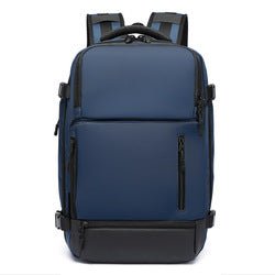 Ozuko 9405 2023 Fashion Custom Logo Men Business Bag for College Commute Lightweight Rucksack Unisex Anti Theft Laptop Backpack - OZUKO.CN