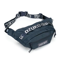 OZUKO Wholesale Promotion Polyester Sports Running Waterproof Waist Bag Sling Crossbody Bags Custom Fanny Pack - OZUKO.CN