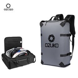 Ozuko 9235 Logo Custom Fashion Backpack 2023 Smart Backpack For Travelling Fitness Mens Business Bag 15.6 Inch Laptop Backpack - OZUKO.CN