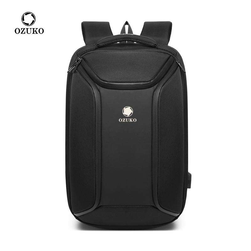 2020 New Usb Anti Theft Bag Laptop Smart Charging 15.6 Inch Waterproof Business Men Backpack With rain cover - OZUKO.CN