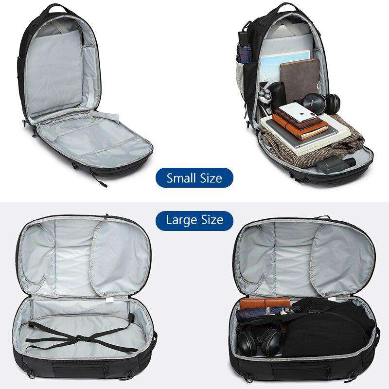 OZUKO Mochila Viaje Cabina 42x28*8 Capacity Waterproof Backpacks 15.6  Laptop Backpack Travel Business Male USB Charging Bag - AliExpress