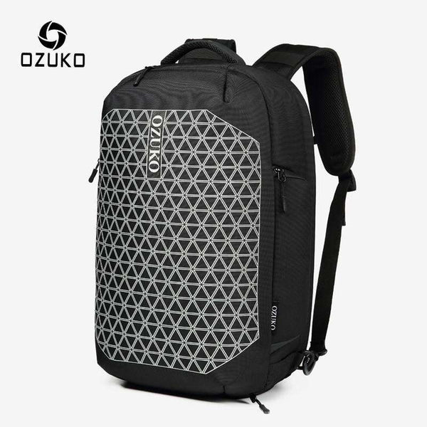 OZUKO Anti Theft Men Backpack School Bag for Teenager Male 15.6 inch Laptop Backpacks with Shoe Bag Waterproof Travel Mochila OZUKO Anti Theft Men Backpack School Bag for Teenager Male 15.6 inch Laptop Backpacks with Shoe Bag Waterproof Travel Mochila
