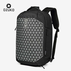 OZUKO Anti Theft Men Backpack School Bag for Teenager Male 15.6 inch Laptop Backpacks with Shoe Bag Waterproof Travel Mochila - OZUKO.CN