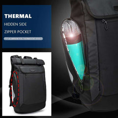 OZUKO Men Backpack Fashion Schoolbag for teenager Male 15.6 inch Laptop Backpacks Water Repellent Oxford Travel Bag USB Mochila - OZUKO.CN