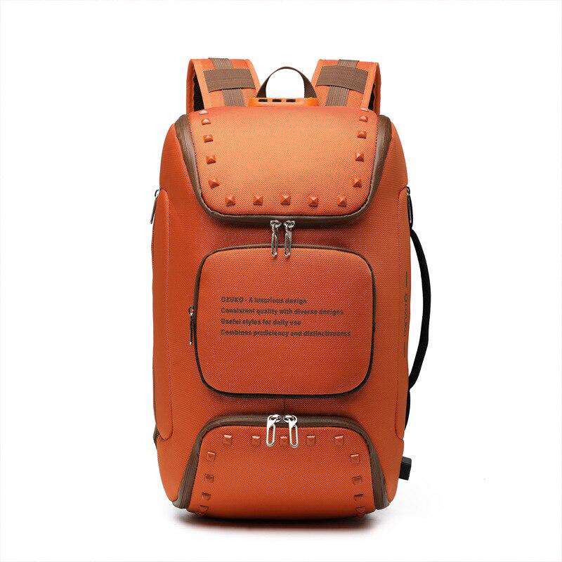 OZUKO Multifunctional Backpack Men Fashion USB 15.6 Inch Laptop Backpacks Male Anti-theft Waterproof Backpack Travel mochila - OZUKO.CN