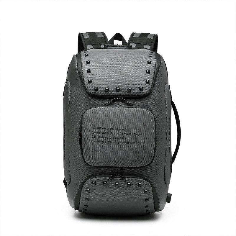 OZUKO Multifunctional Backpack Men Fashion USB 15.6 Inch Laptop Backpacks Male Anti-theft Waterproof Backpack Travel mochila - OZUKO.CN