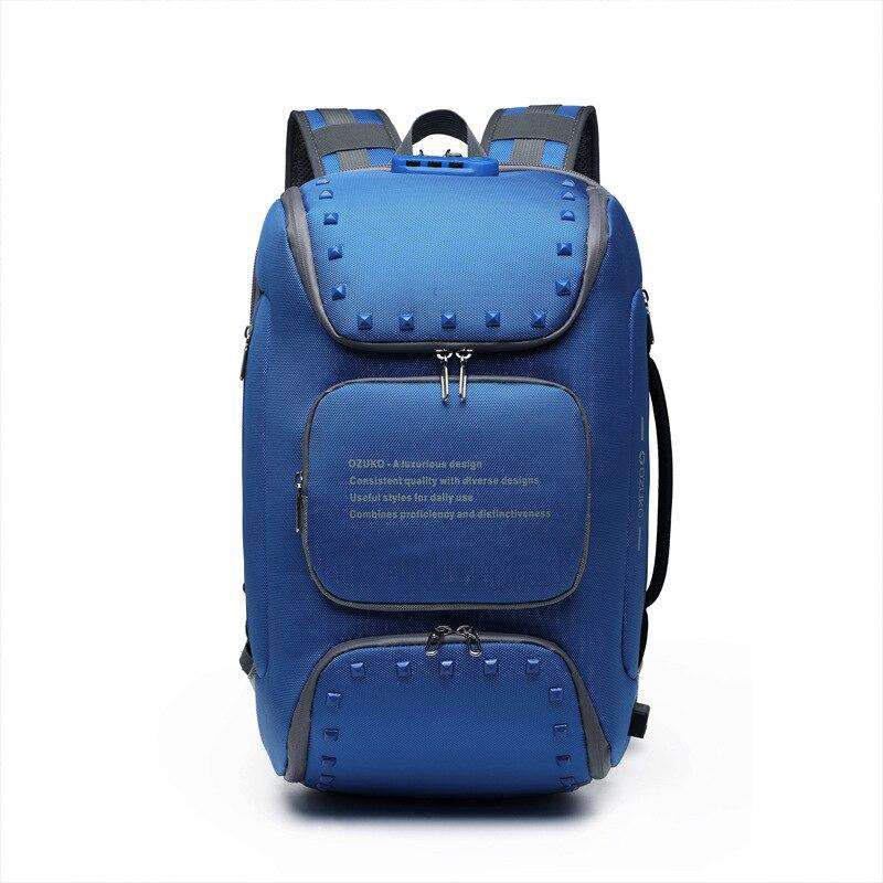 OZUKO Multifunctional Backpack Men Fashion USB Inch Laptop