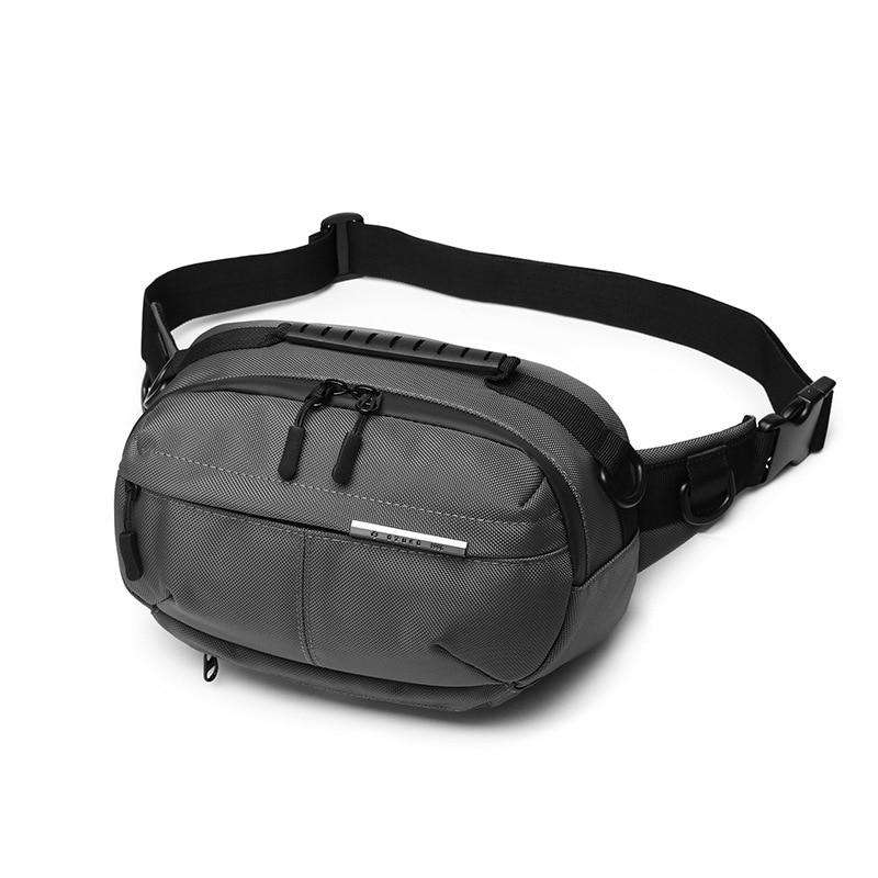OZUKO Waterproof Men Waist Bag Fashion Chest Pack Male Outdoor Sports Crossbody Bag Short Travel Belt Fanny Pack for Phone Pouch - OZUKO.CN